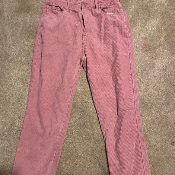 Pacsun Hibiscus Corduroy Mom Jeans 